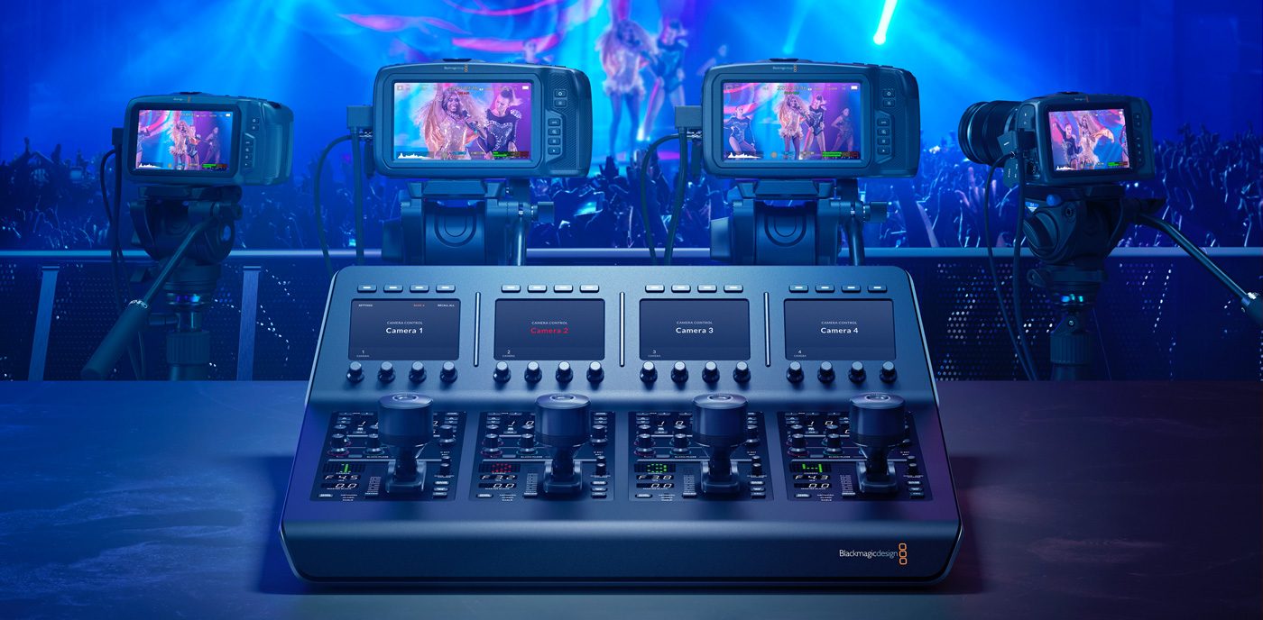 Cámaras de realización en un control audiovisual